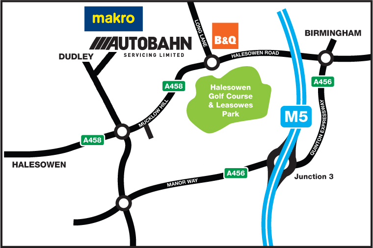 autobahn location map