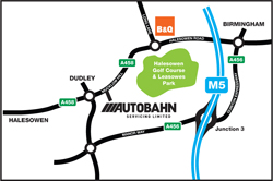 Autobahn map