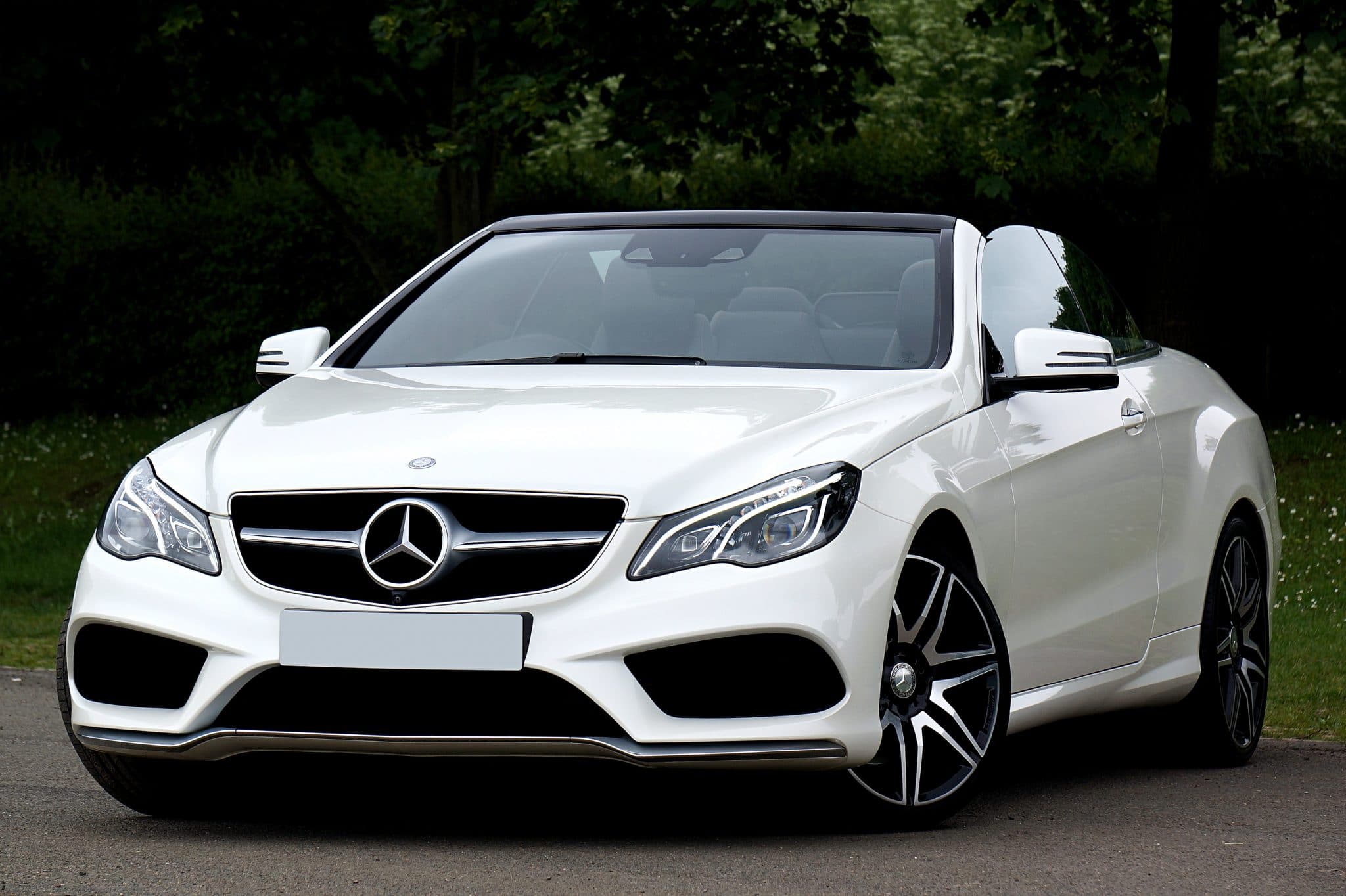 A Mercedes Benz after receiving servicing at Mercedes specialist Stourbridge Autobahn servicing